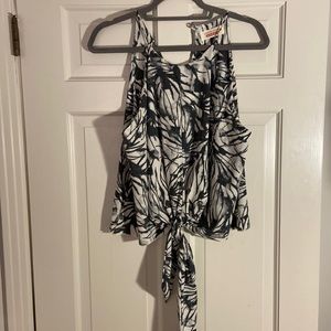 Printed Sleeveless Top